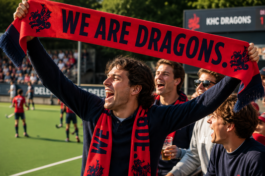 KHC Dragons Scarf — Navy/Red
