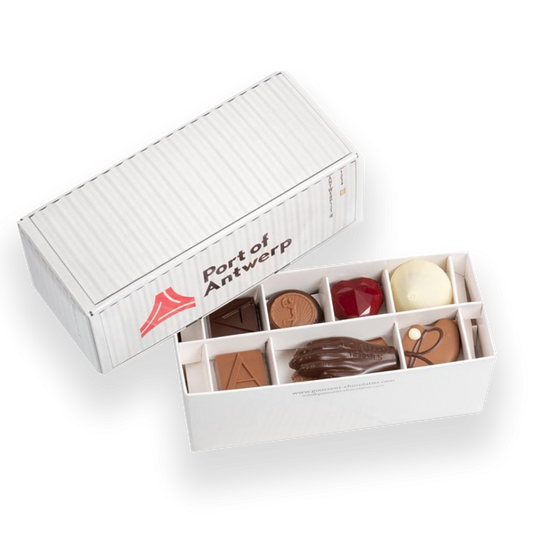 Goossens Antwerp Container — 24 Belgian Chocolates