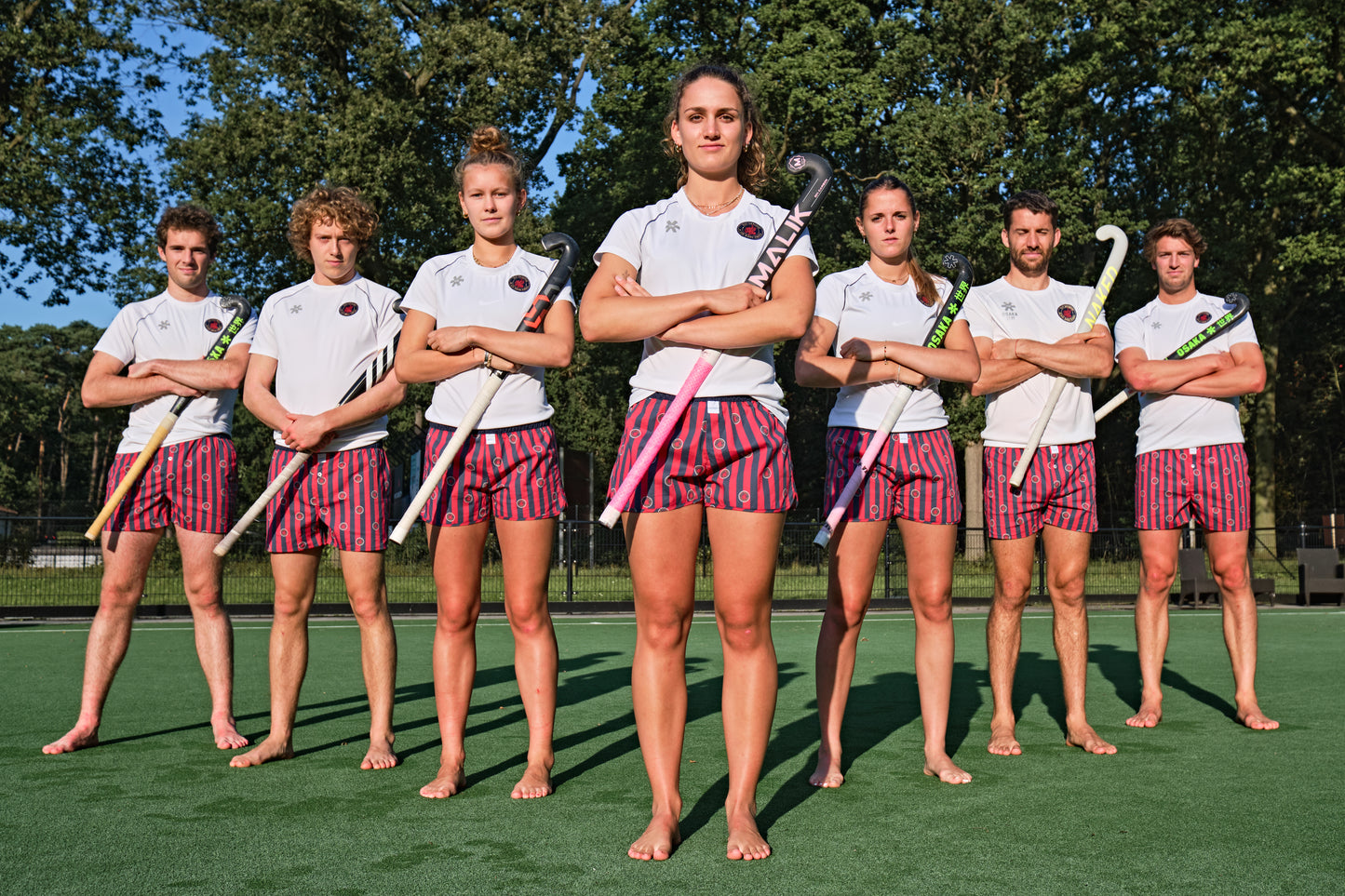 KHC Dragons x Sixtine's Boxer Shorts — Navy/Red