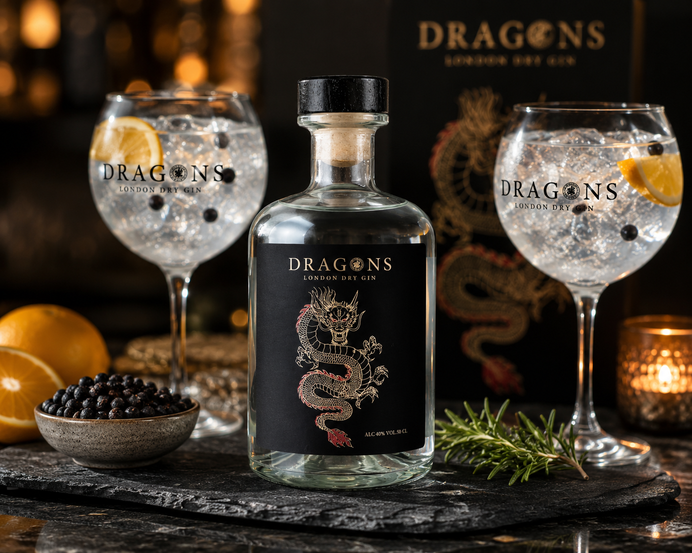 Dragons London Dry Gin — 50cl