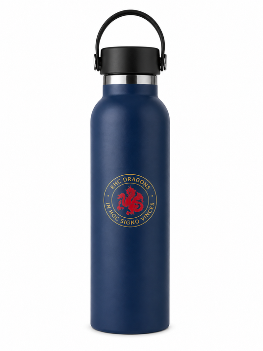 KHC Dragons Insulated Water Bottle — Navy or Black