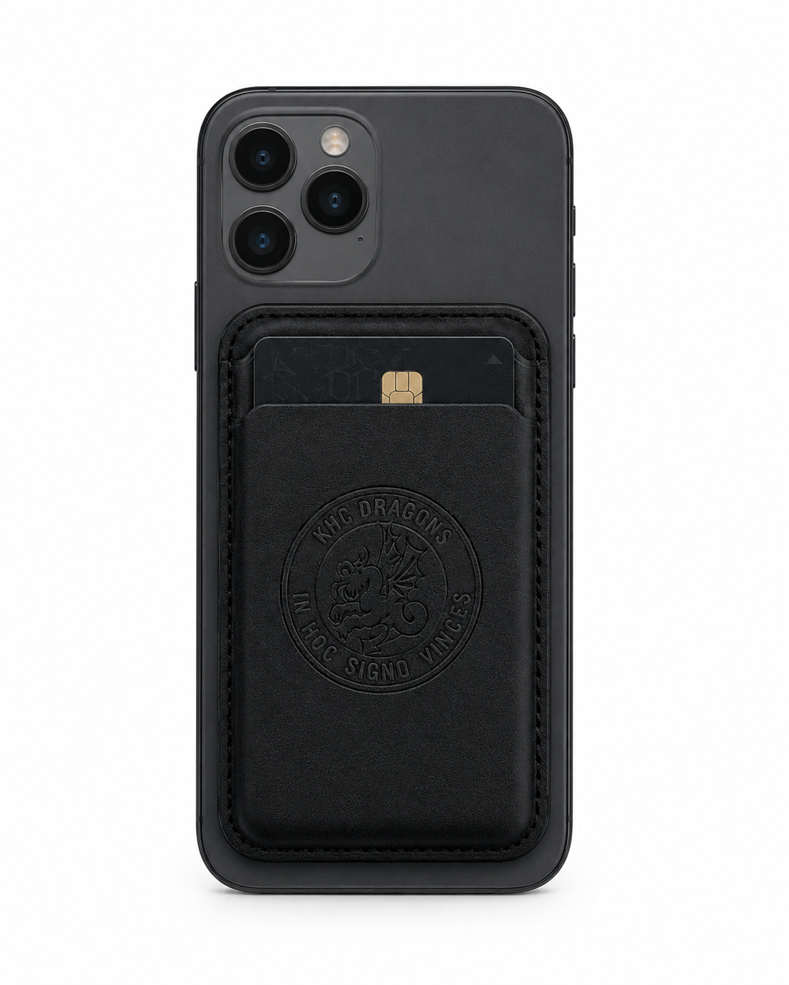 KHC Dragons Phone Card Holder — Black