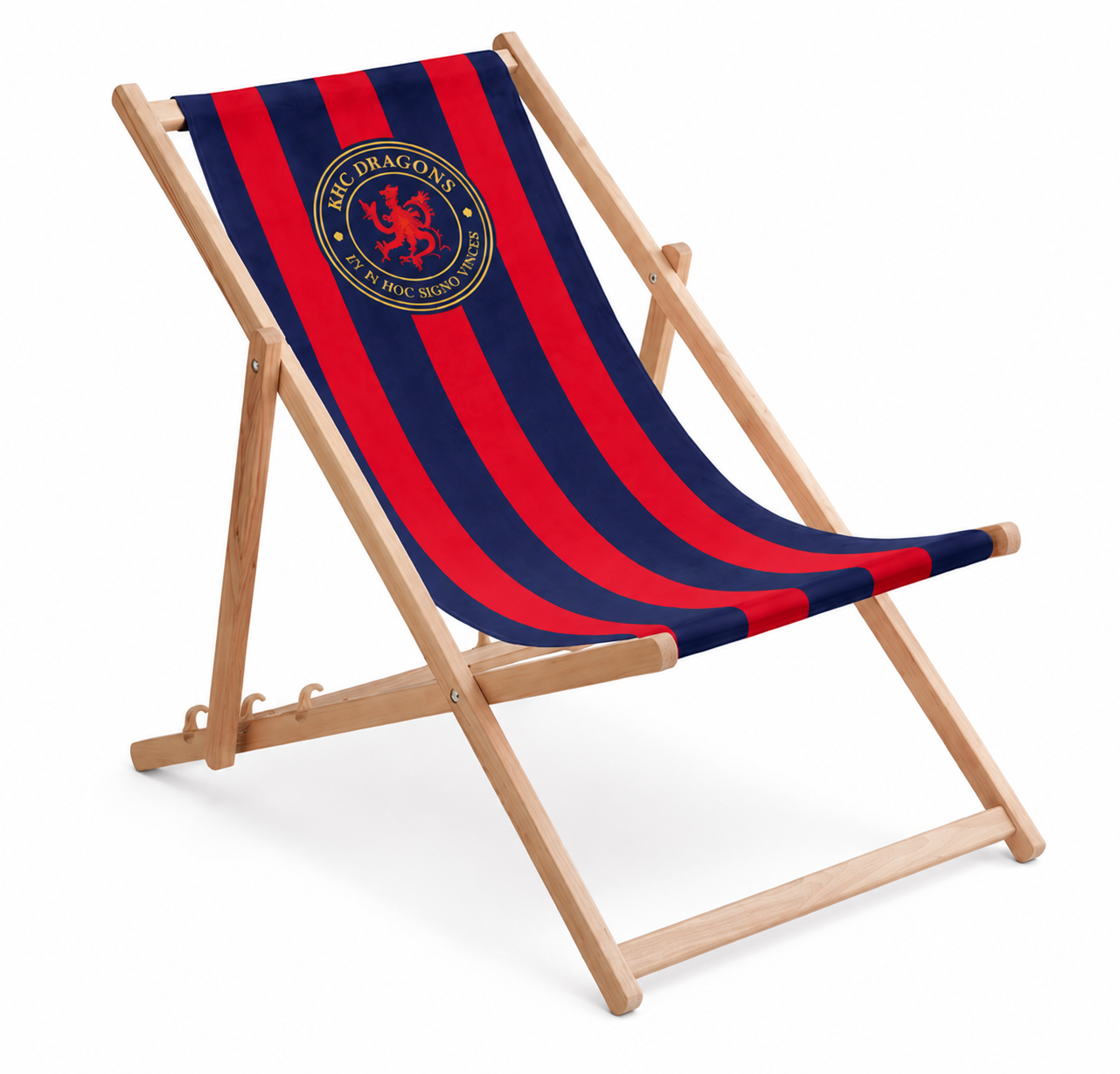 KHC Dragons Deck Chair — Navy/Red